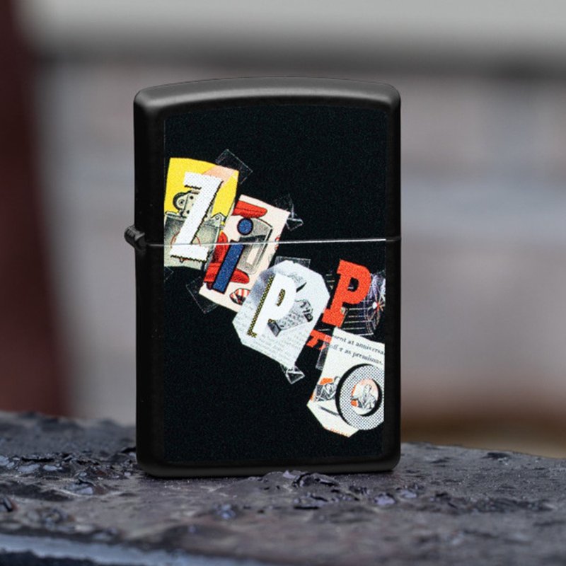 【ZIPPO官方旗艦店】拼貼藝術風 Zippo防風打火機 46597 - 其他 - 銅/黃銅 多色