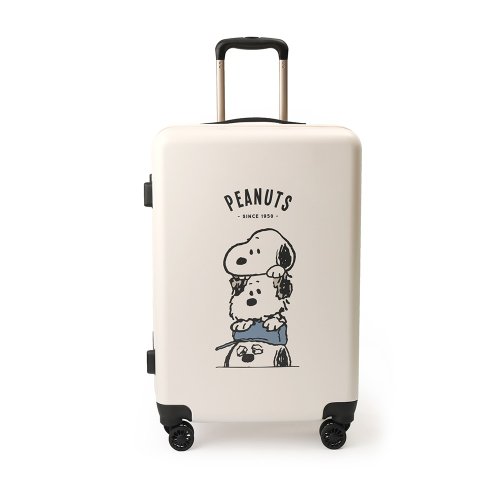 Peanuts Snoopy luggage hand and foot 24 inches Snoopy genuine authorized travel luggage Shop norns Luggage Luggage Covers Pinkoi