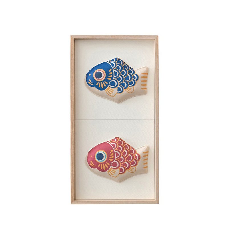【新年送禮】吉祥雙魚緣起招福和紙掛飾 /小國和紙 - 擺飾/家飾品 - 紙 