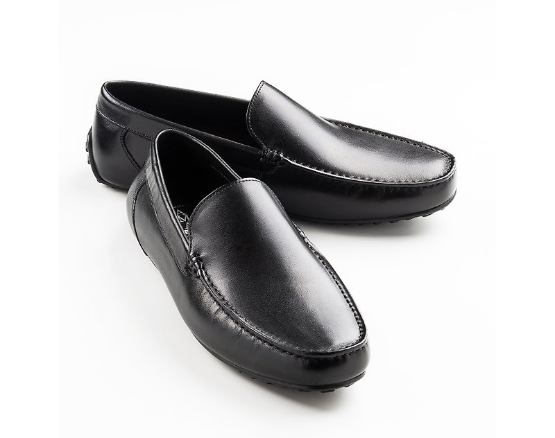 【Amadeus】Classic hand-painted loafers 616081-black - Shop amadeus-shoes ...