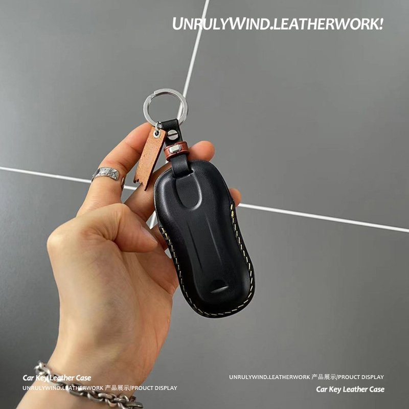 保时捷钥匙套 - Keychains - Genuine Leather 