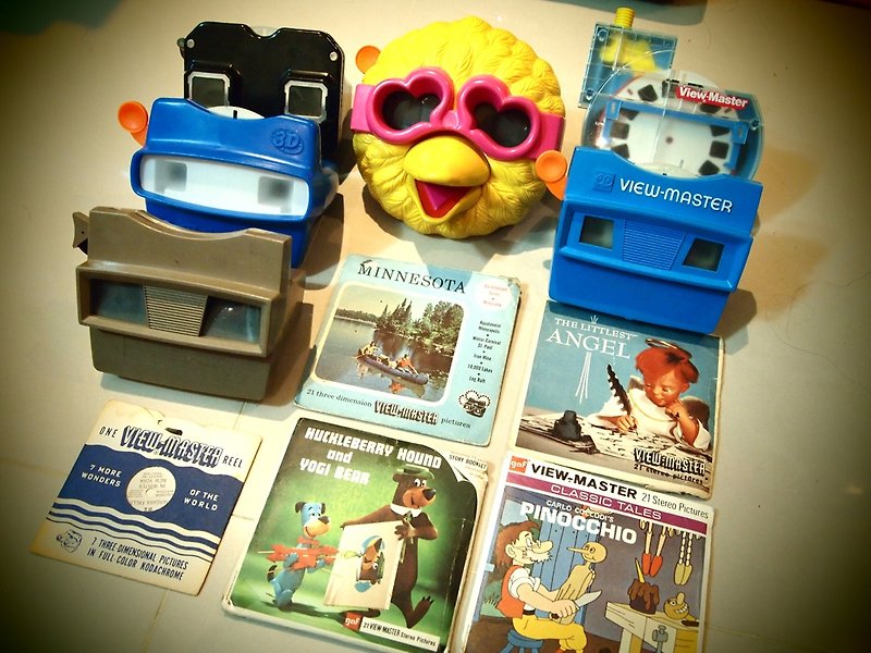 1990 Big Bird Sister 3D viewmaster - Other - Other Materials Yellow