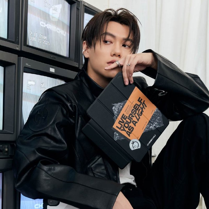 CHRISCHIU LIVE YOURSELF強悍磁吸iPad三折/Y折保護殼 - 平板/電腦保護殼/保護貼 - 塑膠 多色