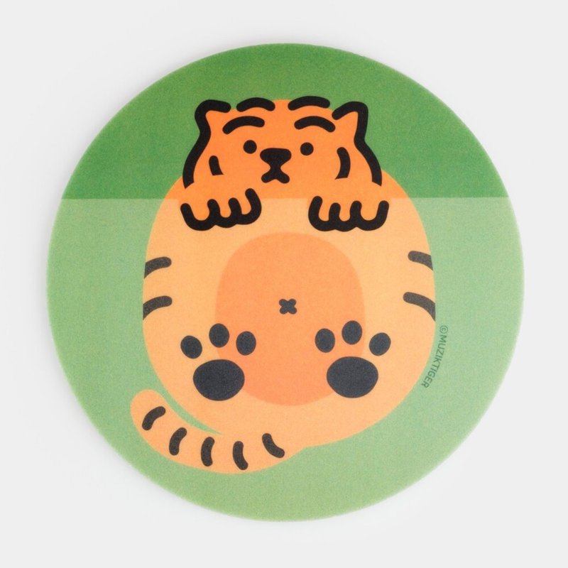 躺肥虎 捉迷藏  PVC 滑鼠墊  Peekaboo tiger - 滑鼠墊 - 其他材質 