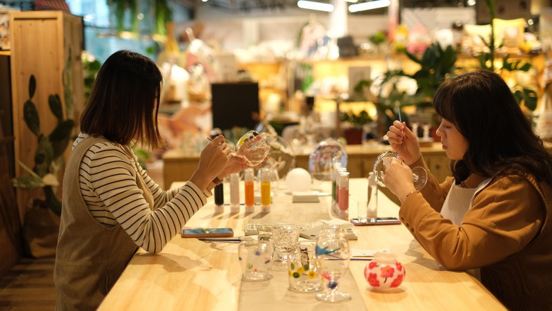 坤水晶【玻璃彩繪DIY】訂金・下單前請先私訊確認上課時間 - 插畫/繪畫/寫字 - 玻璃 