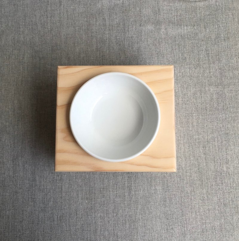 porcelain bowl - Pet Bowls - Porcelain White