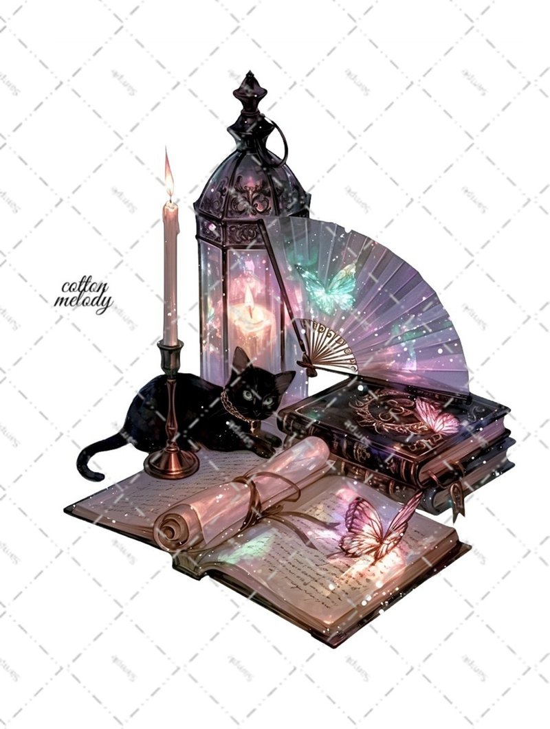 original sticker no.S126 人物ステッカー オリジナル人物ステッカー ステッカー cotton melody ミニステッカー - 貼紙 - 紙 