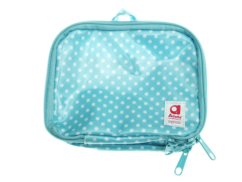 Mizutama sac Travel small pouch - Blue - กระเป๋าเครื่องสำอาง - พลาสติก สีน้ำเงิน