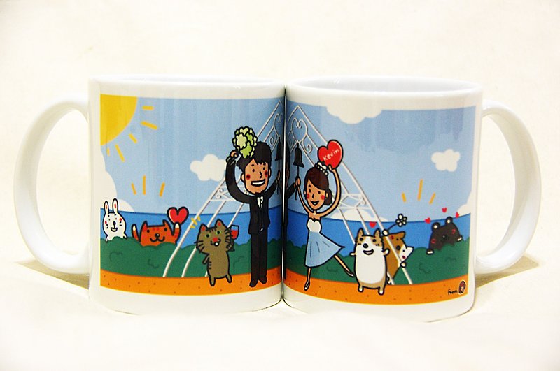 [Orders] exclusive wedding gift good sisters - Mugs - Porcelain Multicolor