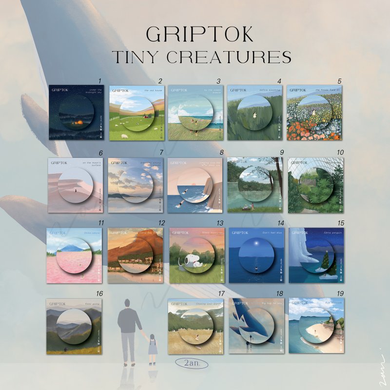 Griptok - Tiny creatures - Phone Accessories - Acrylic 