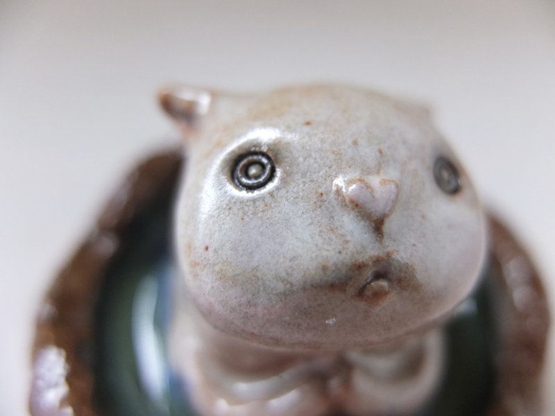 [タオ]プールの誓い猫 - 白 - 花瓶・植木鉢 - 陶器 多色