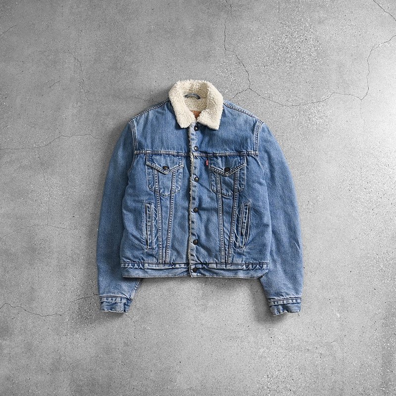 Vintage Levi's Denim jacket - เสื้อโค้ทผู้ชาย - วัสดุอื่นๆ สีน้ำเงิน