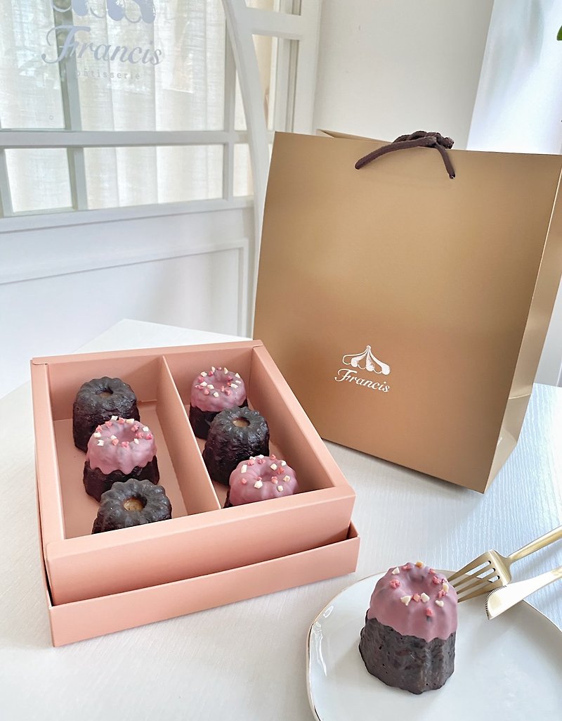 Valentine's Only-Canele' Gift Box (6 pcs) - Cake & Desserts - Other Materials 