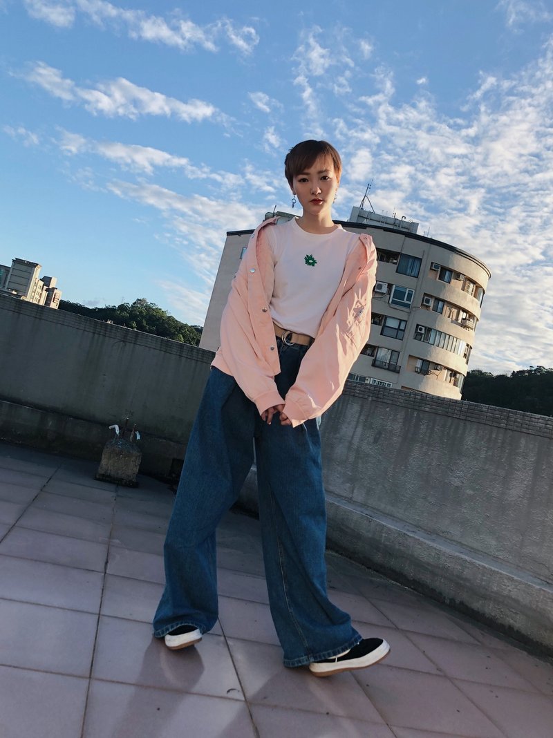 襯衫式飛行外套-粉 WINDSTOPPER BOMBER JACKET IN POWDER PINK - 女大衣/外套 - 聚酯纖維 粉紅色
