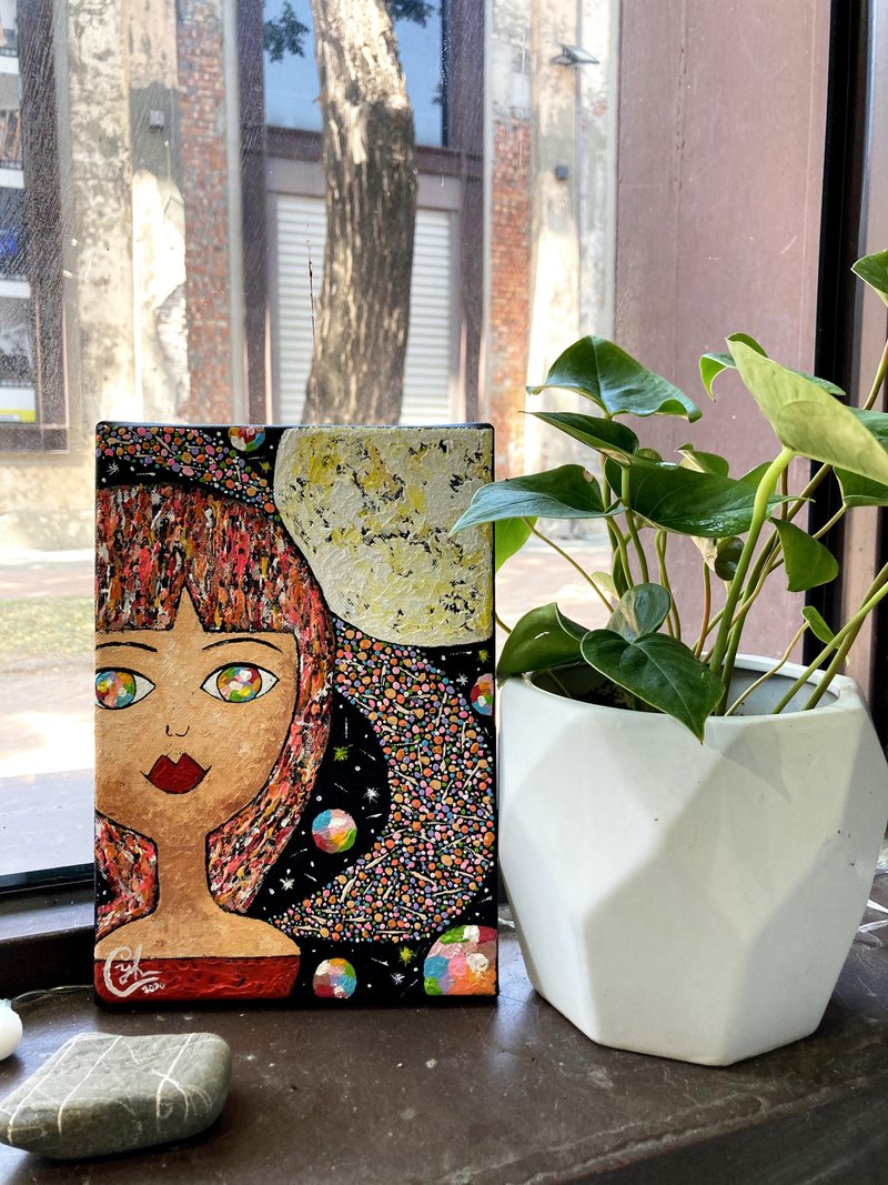 水瓶小姐繪畫－小宇宙的月光舞步 8 - 海報/掛畫/掛布 - 棉．麻 多色