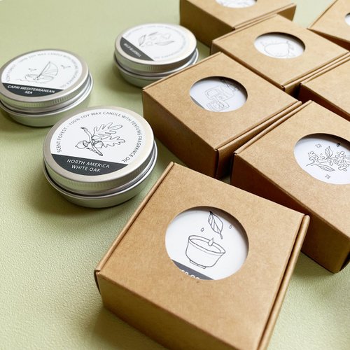 Scent Forest 香氛森林 【香膏小蠟燭】香水香氛大豆蠟燭 30g - 共29款 蘋果樹花園新上市