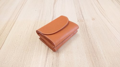grace'S 輕手作 拉鏈短夾 三折式 L型拉鏈短夾 真皮全手縫