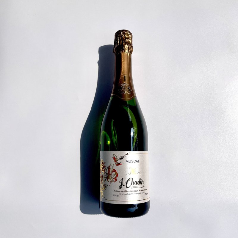 法國 J.Chadin 查帝麝香葡萄氣泡飲 無酒精 750mL/瓶 - 果汁/蔬果汁 - 玻璃 金色