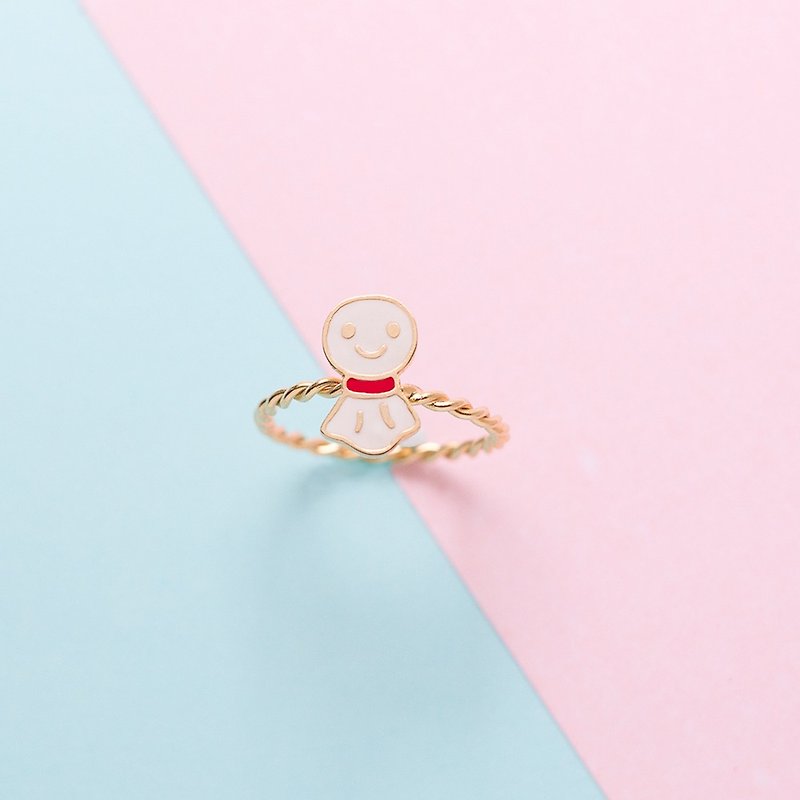 日本 印象 手作可調整戒指 - 戒指 - 琺瑯 多色