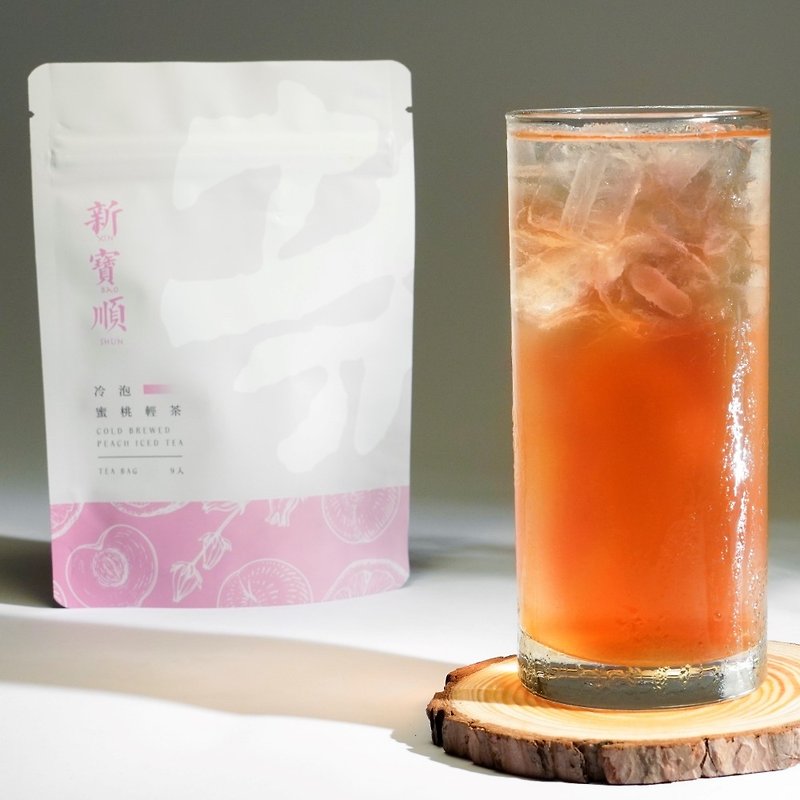 【快速冷泡】蜜桃輕茶_無糖零卡卻會甜 - 茶葉/茶包 - 環保材質 