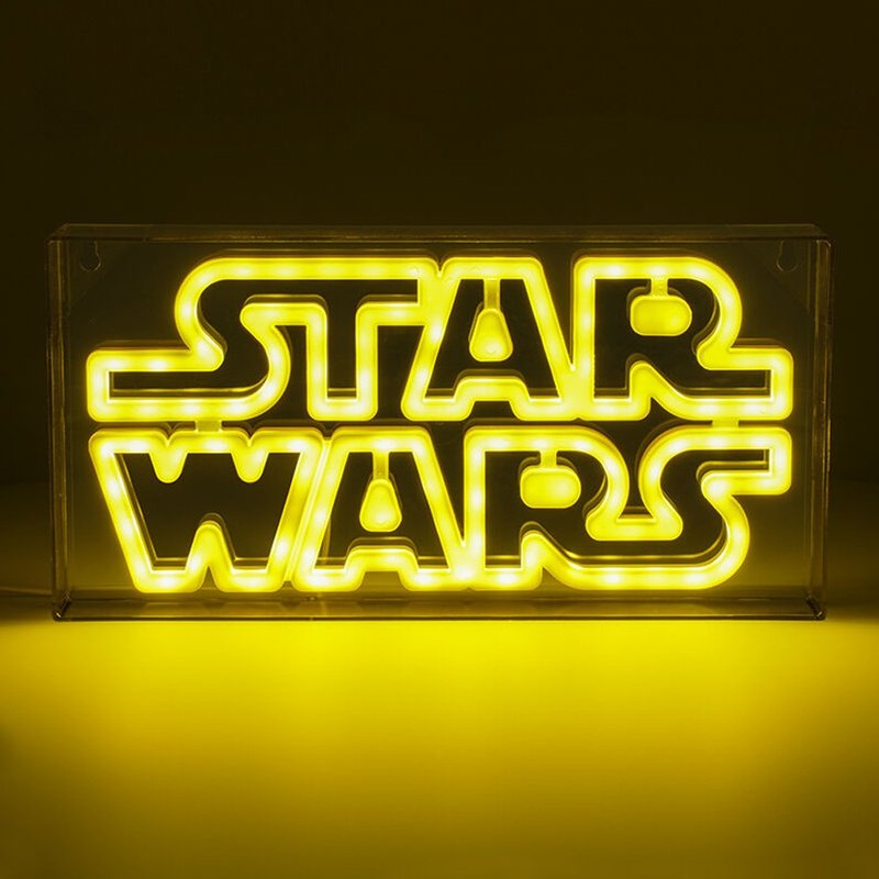 Star Wars STAR WARS movie classic LOGO light dazzling yellow neon light - Lighting - Plastic 