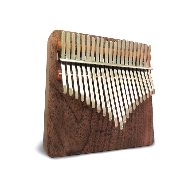 21-tone original wood piano, American walnut, cancer, Kalimba thumb piano, KALIMBA - Guitars & Music Instruments - Wood Brown