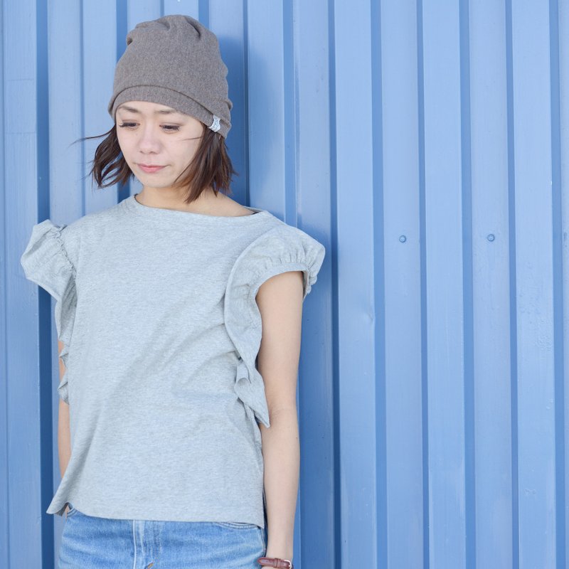 SANメッシュワッチ / メッシュ ニット帽 ニットキャップ サマーニット帽 メンズ 大きいサイズ ゆったり 春夏 清涼帽子 charm - 帽子 - 聚酯纖維 卡其色