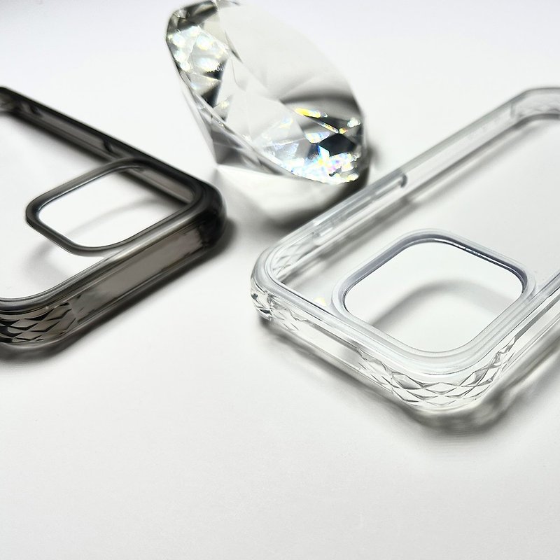 【NavJack】6H Aurora Crystal Clear Military Standard Anti-drop Case│APPLE iPhone 15 All Models - Phone Cases - Plastic White