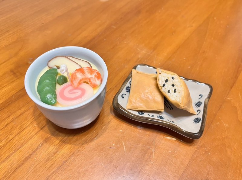 Nuomi Canteen - Simulated Sushi Candle - Toupi Sushi & Chawanmushi - เทียน/เชิงเทียน - ขี้ผึ้ง 