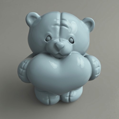 3DcncUNIQUE 3D模型STL CNC Router檔案 3d列印泰迪熊