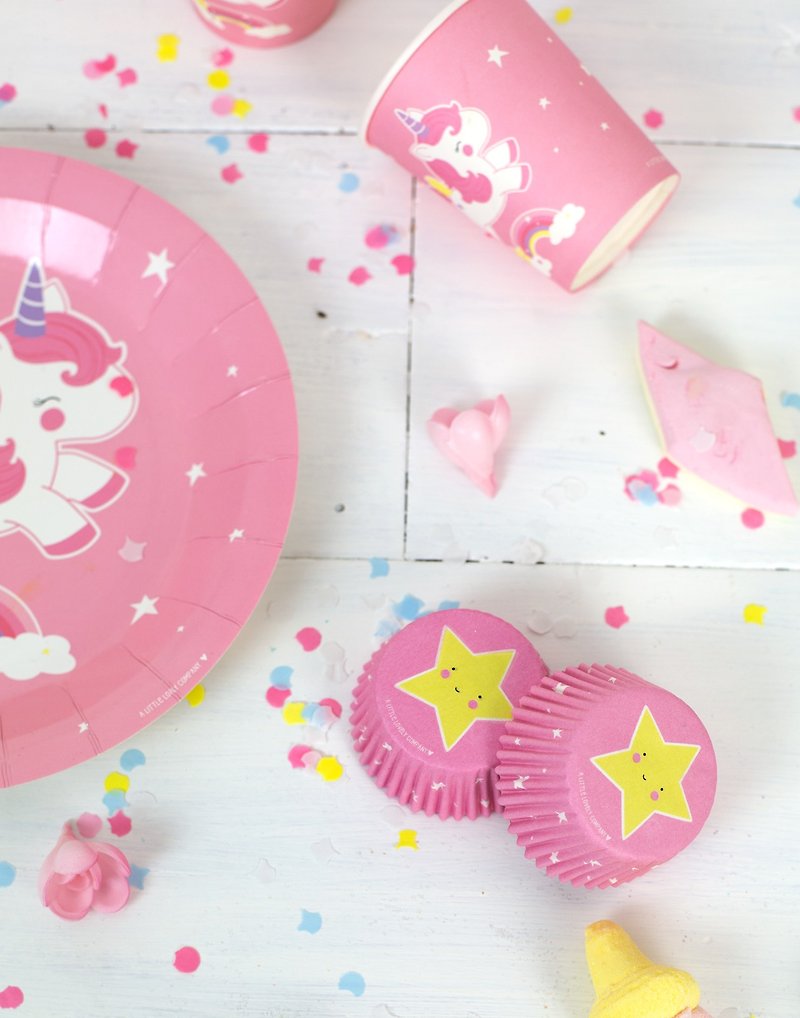 Cupcake cases: Unicorn - Cookware - Paper Pink