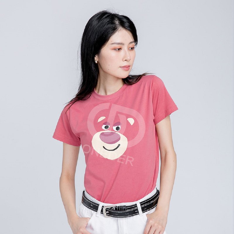 Disney Toy Story Bear Hug Brother Cotton Short Sleeve Top T-Shirt-Male/FemaleTO-NX002 - Women's Tops - Cotton & Hemp 