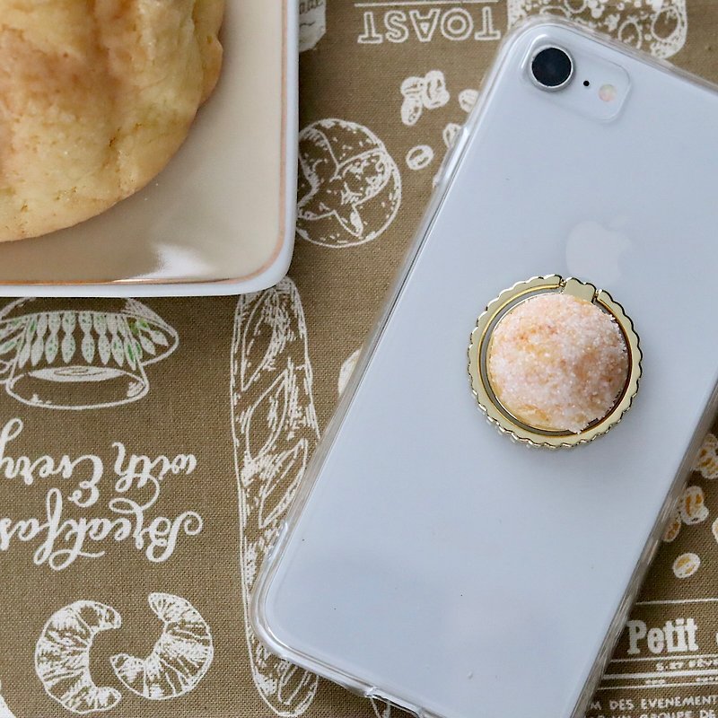 Melon bread smartphone ring that looks like the real thing - Phone Accessories - Clay Brown