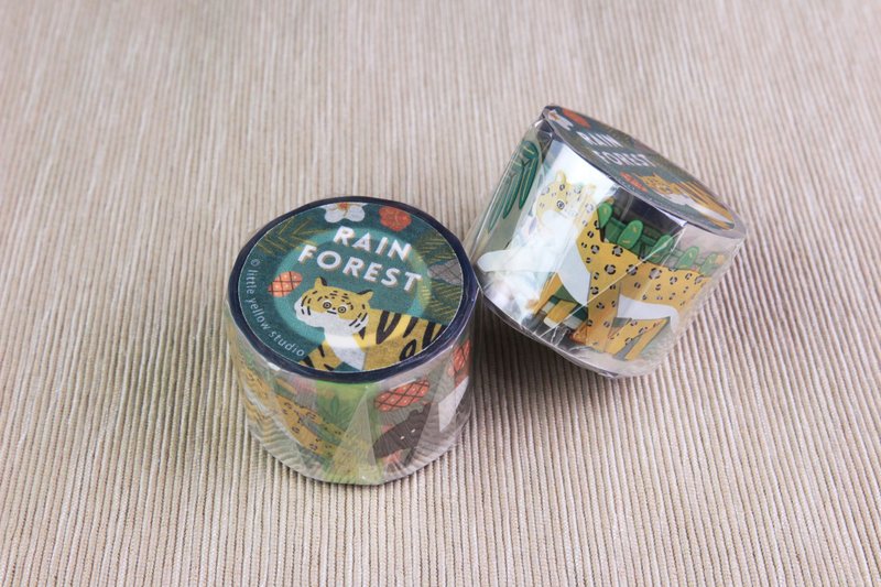 【Rain Forest】亮面PET膠帶 by 小黃間 - 紙膠帶/和紙/PET - 塑膠 