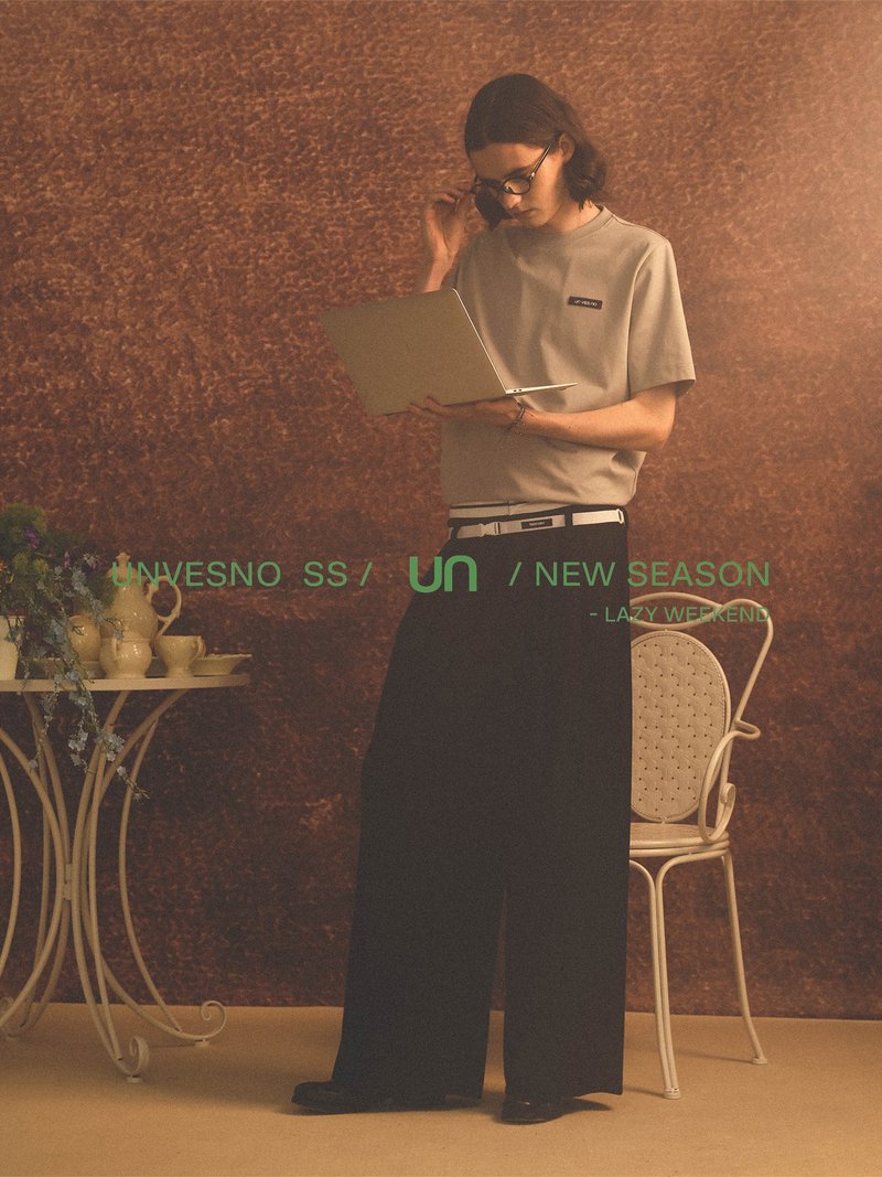 Unvesno(UN) Sport&Life系列 50支cleanfit版型酸性色系知性T恤 - 男 T 恤 - 棉．麻 