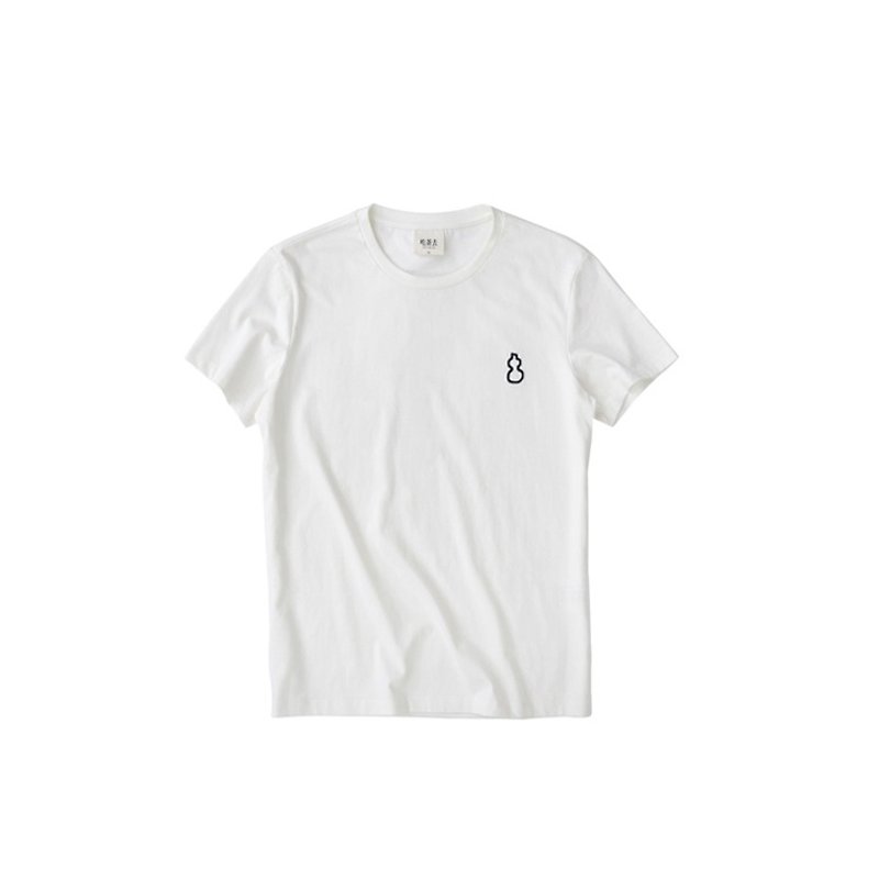 chichaqu |  T-shirt with Embroidery /Calabash/ - Men's T-Shirts & Tops - Cotton & Hemp 