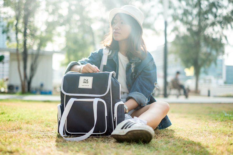 MINI BACKPACK / NAVY BLUE - 後背包/背包/書包 - 防水材質 多色