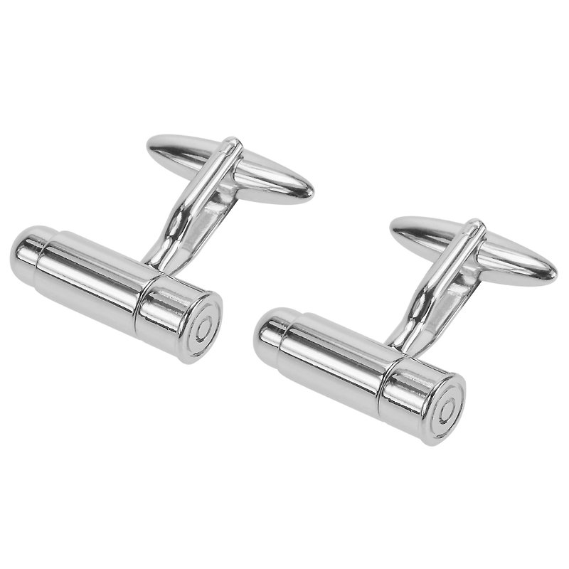 Silver Bullet Cufflinks - Cuff Links - Other Metals Silver