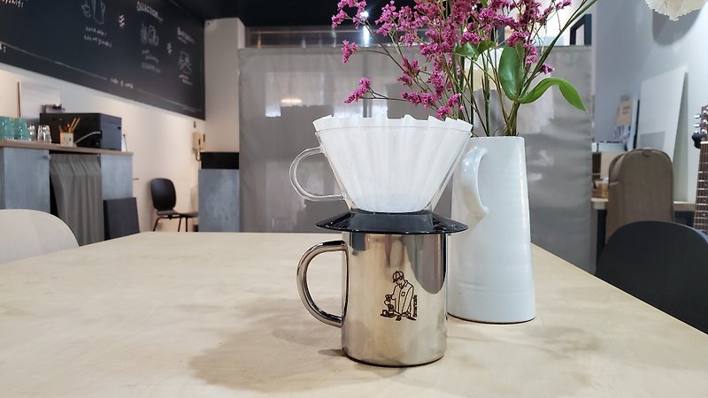 Smartcafe 露營專用咖啡鋼杯 - 保溫瓶/保溫杯 - 不鏽鋼 銀色