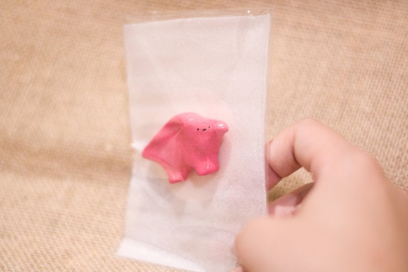 粉紅阿龍擺飾 - 擺飾/家飾品 - 黏土 粉紅色