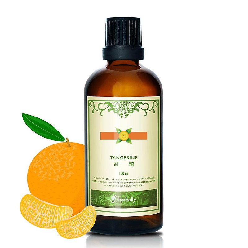 [Herbal True Feelings] Red Mandarin Pure Essential Oil (100ml) (P3971967) - น้ำหอม - พืช/ดอกไม้ สีเขียว