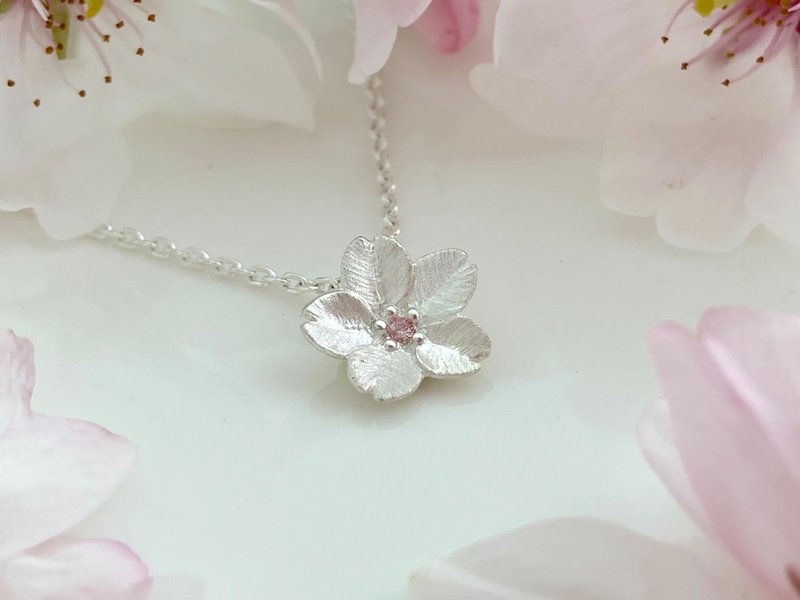 桜のネックレス - 項鍊 - 純銀 