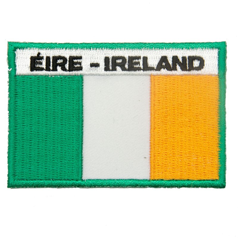 愛爾蘭 電繡布標 Flag Patch貼章 熱燙徽章 刺繡臂章 燙布貼紙 布 - 徽章/別針 - 繡線 多色