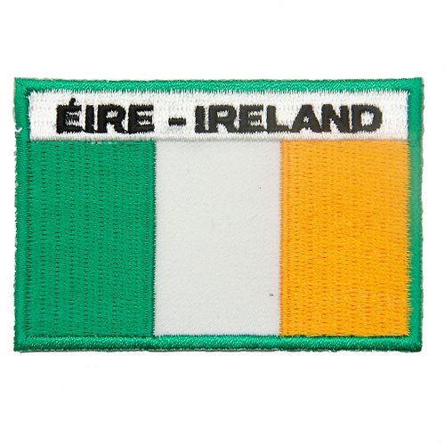 A-ONE 愛爾蘭 電繡布標 Flag Patch貼章 熱燙徽章 刺繡臂章 燙布貼紙 布