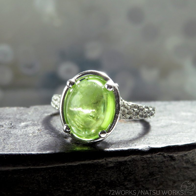 ペリドット リング / Peridot Ring 0l - 戒指 - 寶石 綠色