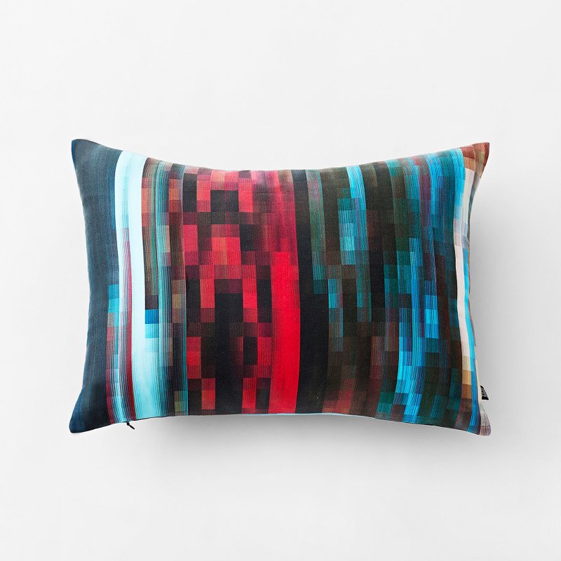 BANYAN RECTANGLE CUSHION - Pillows & Cushions - Cotton & Hemp Red