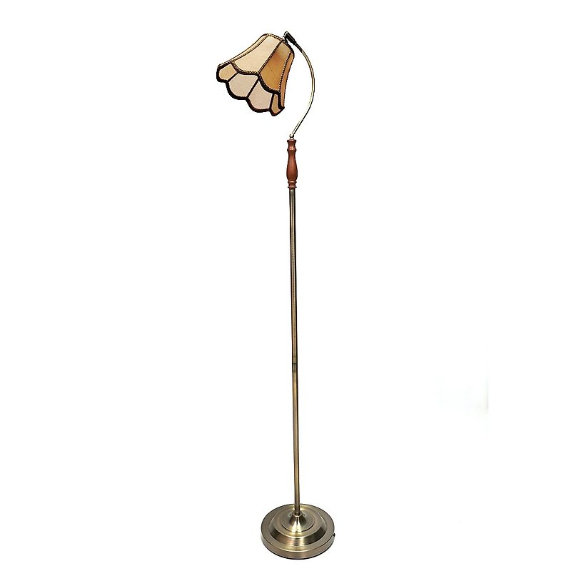 【9003】Vintage Standing Lamp Made In Taiwan - Lighting - Other Materials 