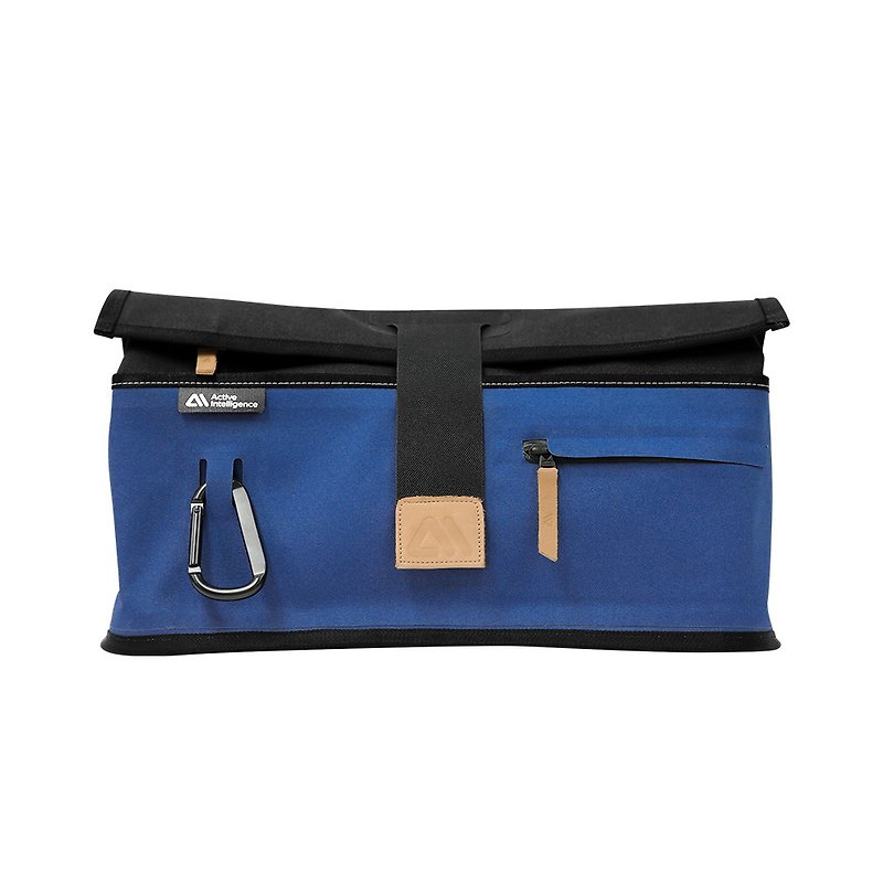 Kyle side shoulder bag - Ocean Blue - กระเป๋าแมสเซนเจอร์ - วัสดุกันนำ้ หลากหลายสี