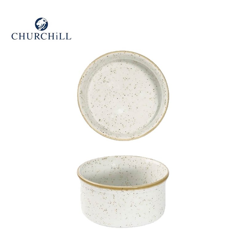 Churchill | STONECAST 點藏系列 米白色 醬汁碟 (7 cm) - 碟子/醬料碟/醬油碟 - 陶 白色