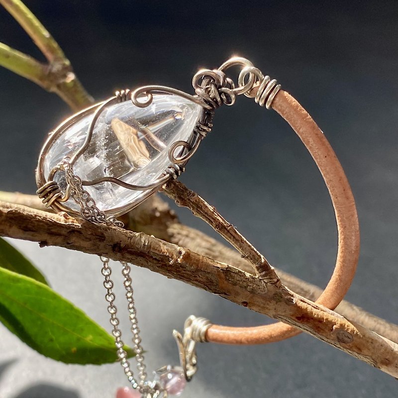BR103 Metal Braided Design Bracelet-Tianwaicai Diamond Crystal Middle Crystal